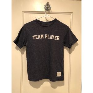 Retro Brand Blue T-Shirt Boys Youth Medium